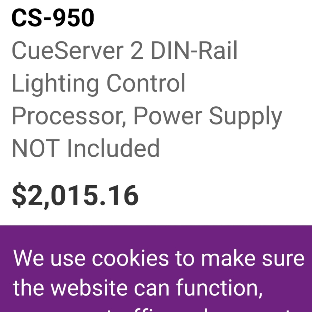 Interactive Technologies DMX Controller Model Number Cs-800 - Picture 7 of 7